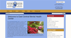 Desktop Screenshot of eastcentralmhc.org